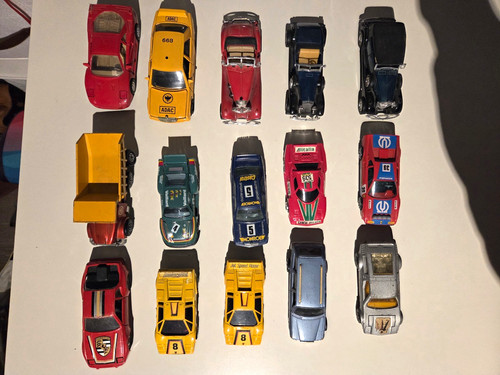 15x vintage modellautos - 15x,