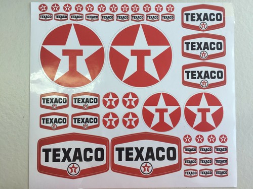Decal aufkleberbogen texaco - decal,